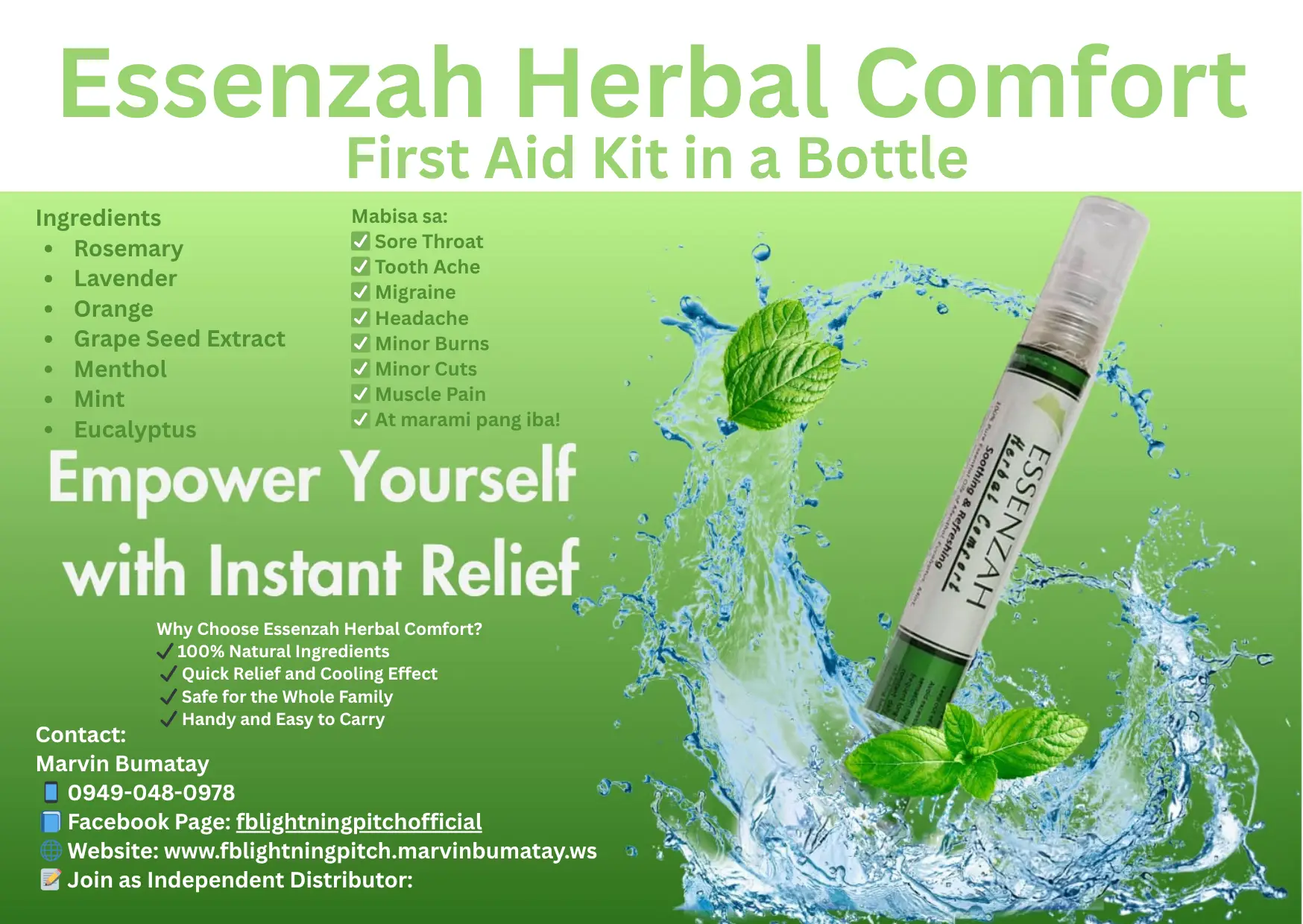 flyer marvin essenzah herbal comfort (148 x 105 mm)